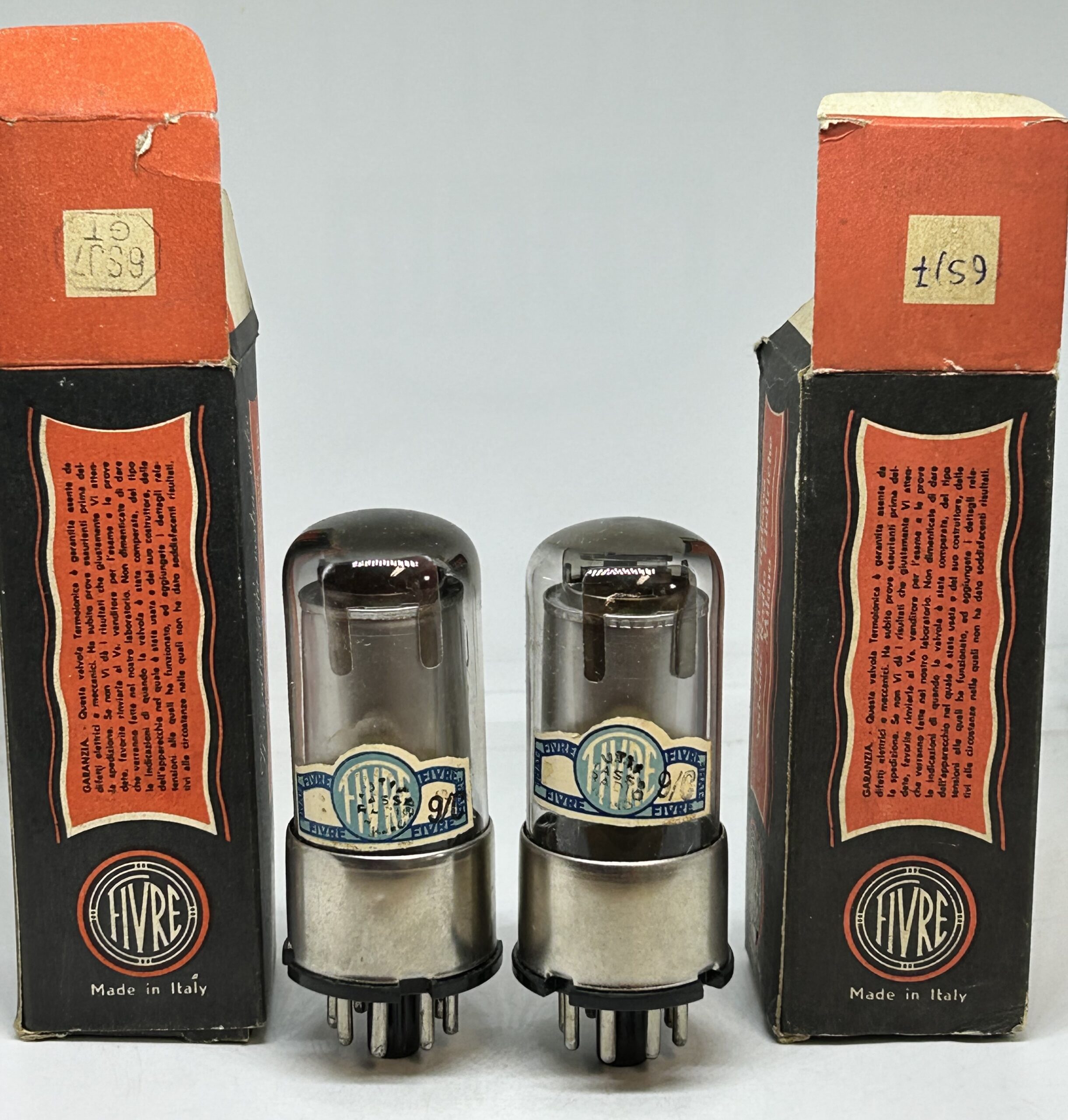 6SJ7 Fivre smooth silver shield NOS – Italian military grade, 1950s