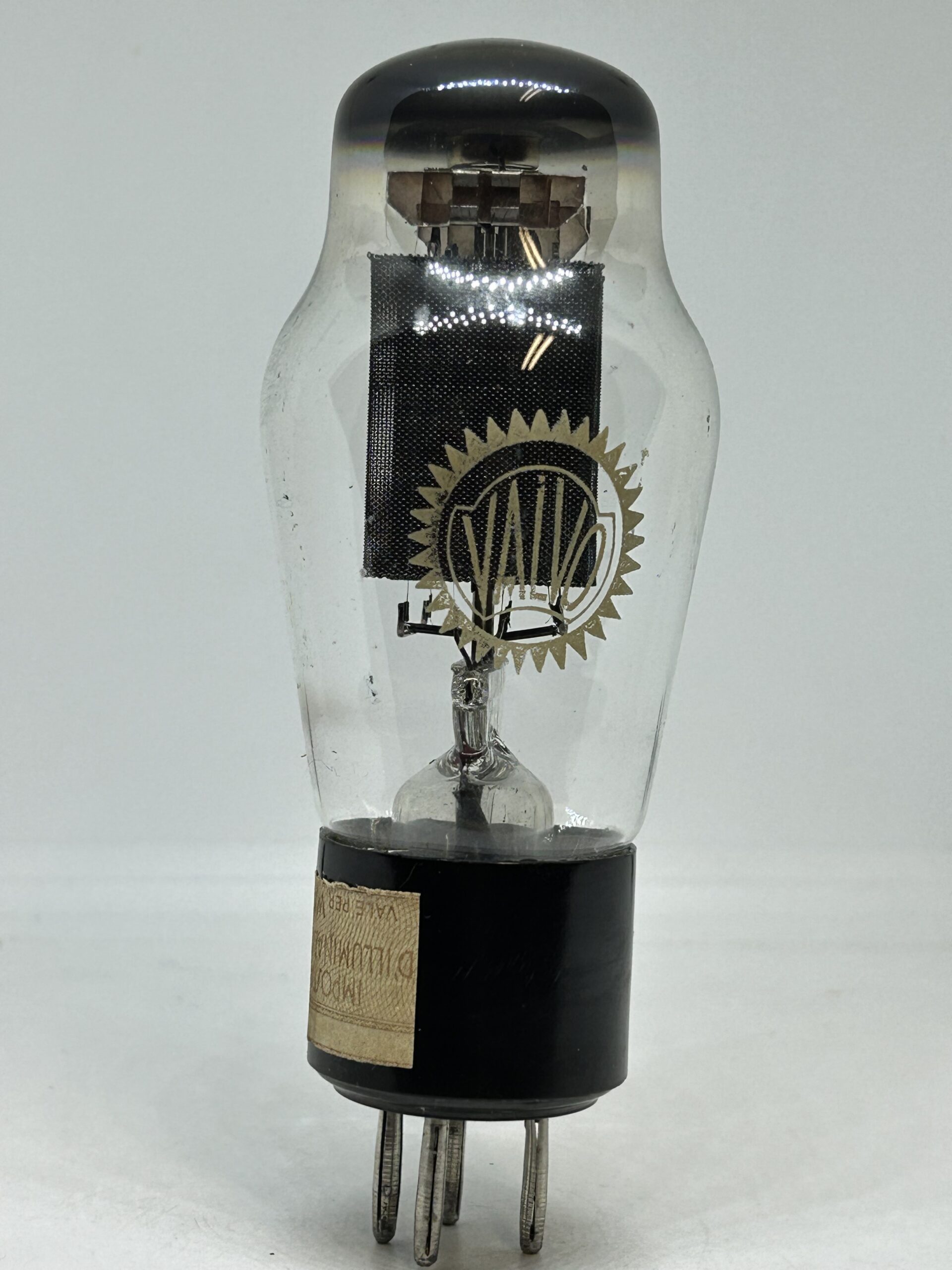 G2004 Valvo Germany black mesh rectifier tube cup getter WWII Wehrmacht 1940s